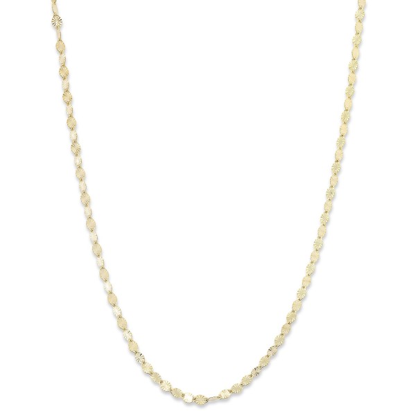 18K Gold over Sterling Silver Necklace, 20