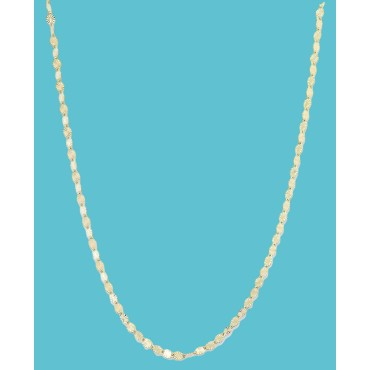 18K Gold over Sterling Silver Necklace, 20