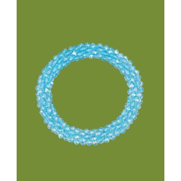 Blue Crystal Stretch Bracelet
