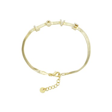 14K Gold Flash-Plated Crystal 