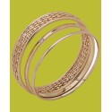 Gold-Tone 3-Pc. Set Crystal Embellished Bangle Bracelets