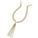 Multi-Chain Tassel Long Lariat Necklace, 28