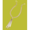 Multi-Chain Tassel Long Lariat Necklace, 28