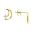 Chic Gold-Tone Pavé Flower and Pear-Shape Crystal Bypass Ring