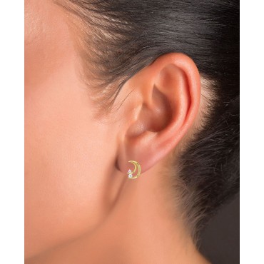 Chic Gold-Tone Pavé Flower and Pear-Shape Crystal Bypass Ring