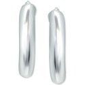 Polished Hoop Earrings