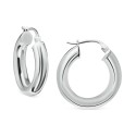 Polished Hoop Earrings