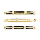 3-Pc. Set Cubic Zirconia & Enamel Stack Rings