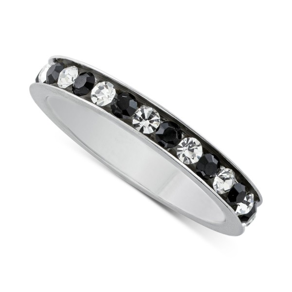 Cubic Zirconia Band in Sterling Silver