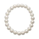 Silver-Tone Imitation Pearl (8mm) Bracelet
