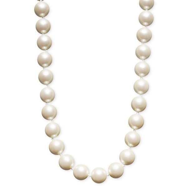 Imitation 14mm Pearl Collar Necklace