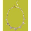 Gold-Tone Crystal Statement Necklace, 16-1/2