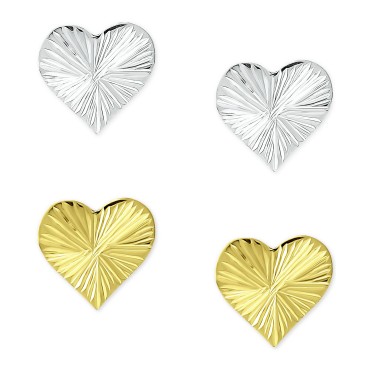 Glamorous Tri-Tone Pavé Wavy Rings Set in Silver, Gold Plated, and 18K Rose Gold