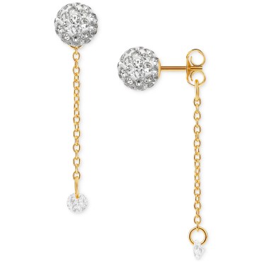 Amethyst (1-1/3 ct. t.w.) & White Sapphire (1/10 ct. t.w.) Pear Swirl Ring in 14k Gold-Plated Sterling Silve