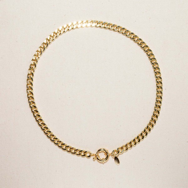 18K Gold Plated Chunky Chain - Necklace 17
